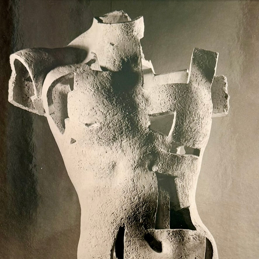 Photograph - Fractured Ceramic Torso - Unknown Artist