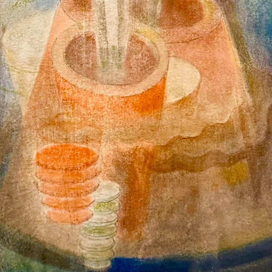 Art Deco Abstract Composition, 1930s - Mixed Media on Paper - Unknown Artist