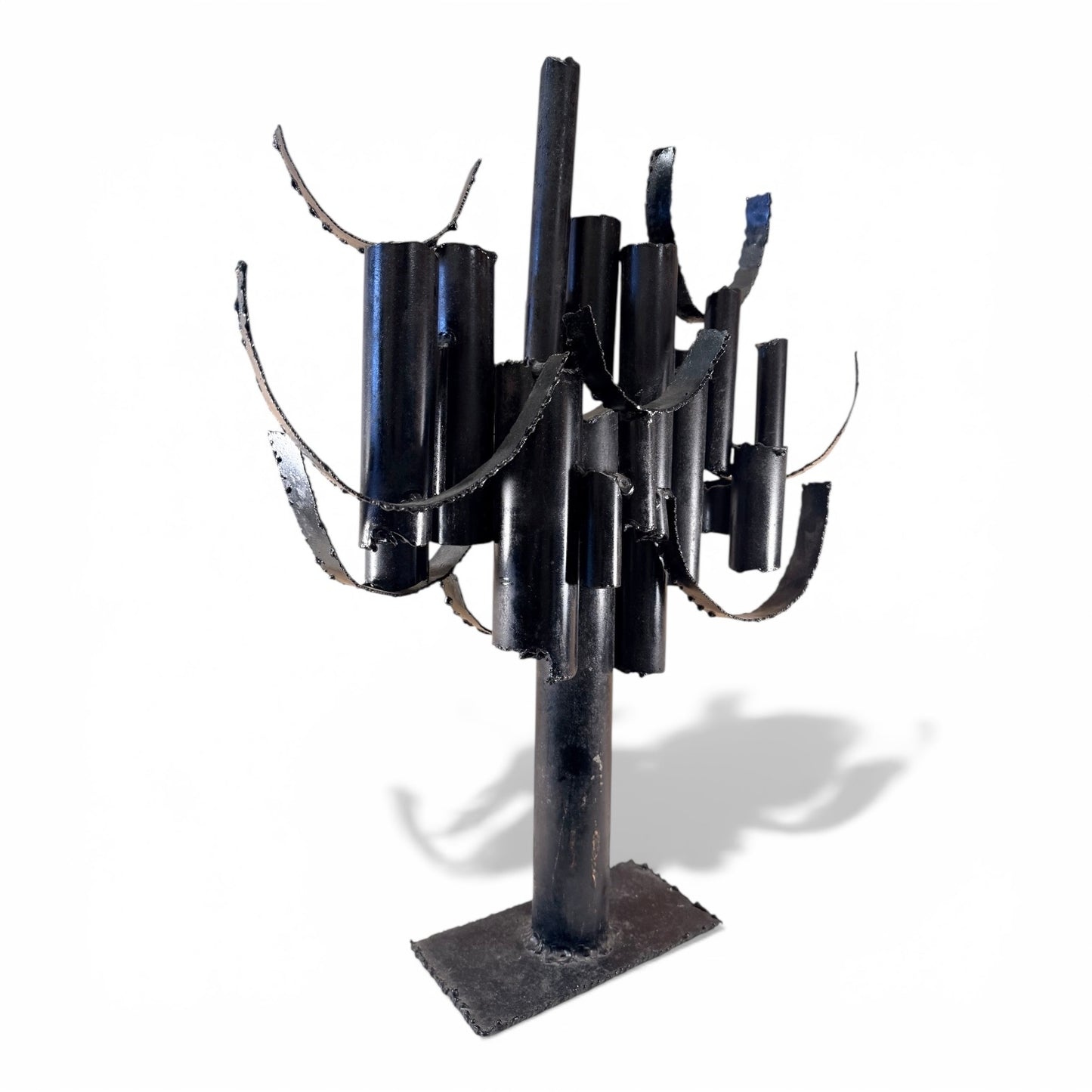 1970s Brutalist Metal Sculpture - By Clair Berg