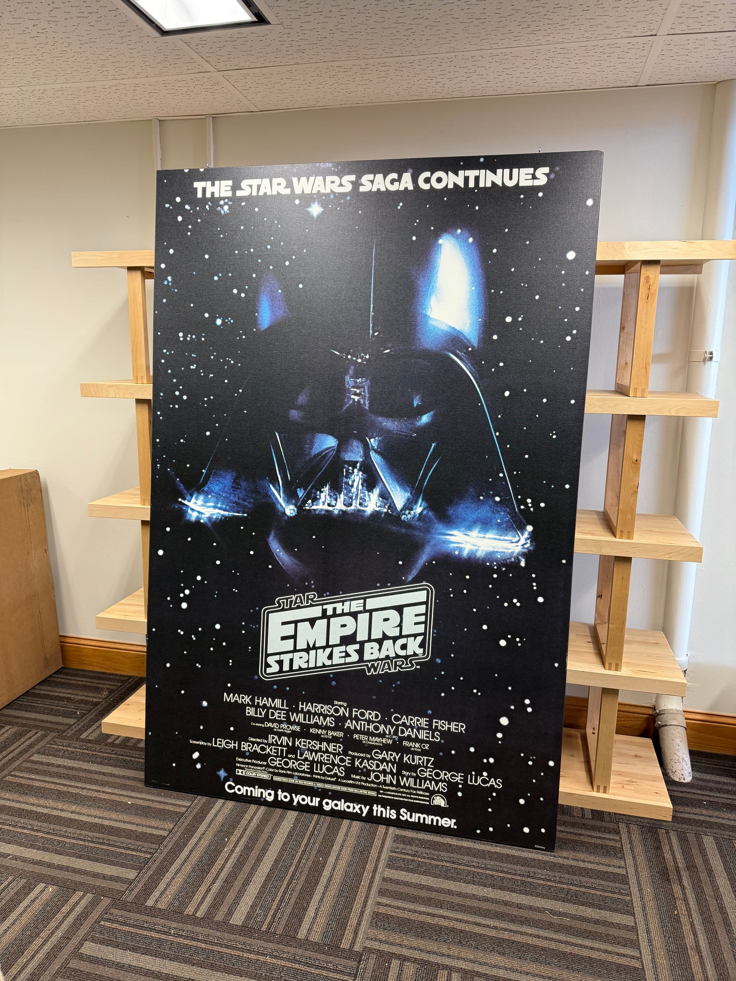 Empire Strikes Back Poster on Canvas 72" x 48"