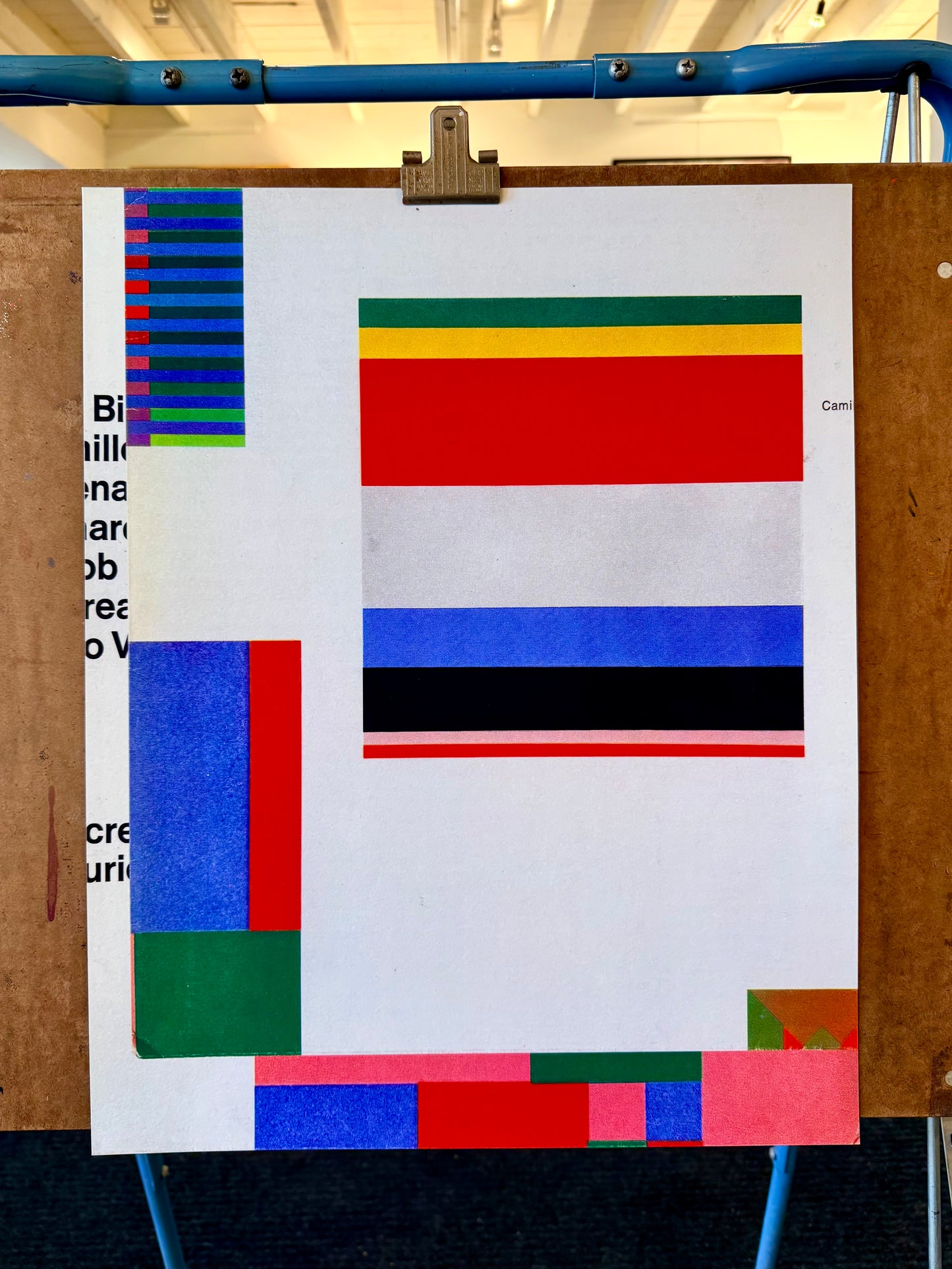 "Concrete Art" Pigment on Photo Rag Paper by Sarah Crowner (b.1974) - Unframed