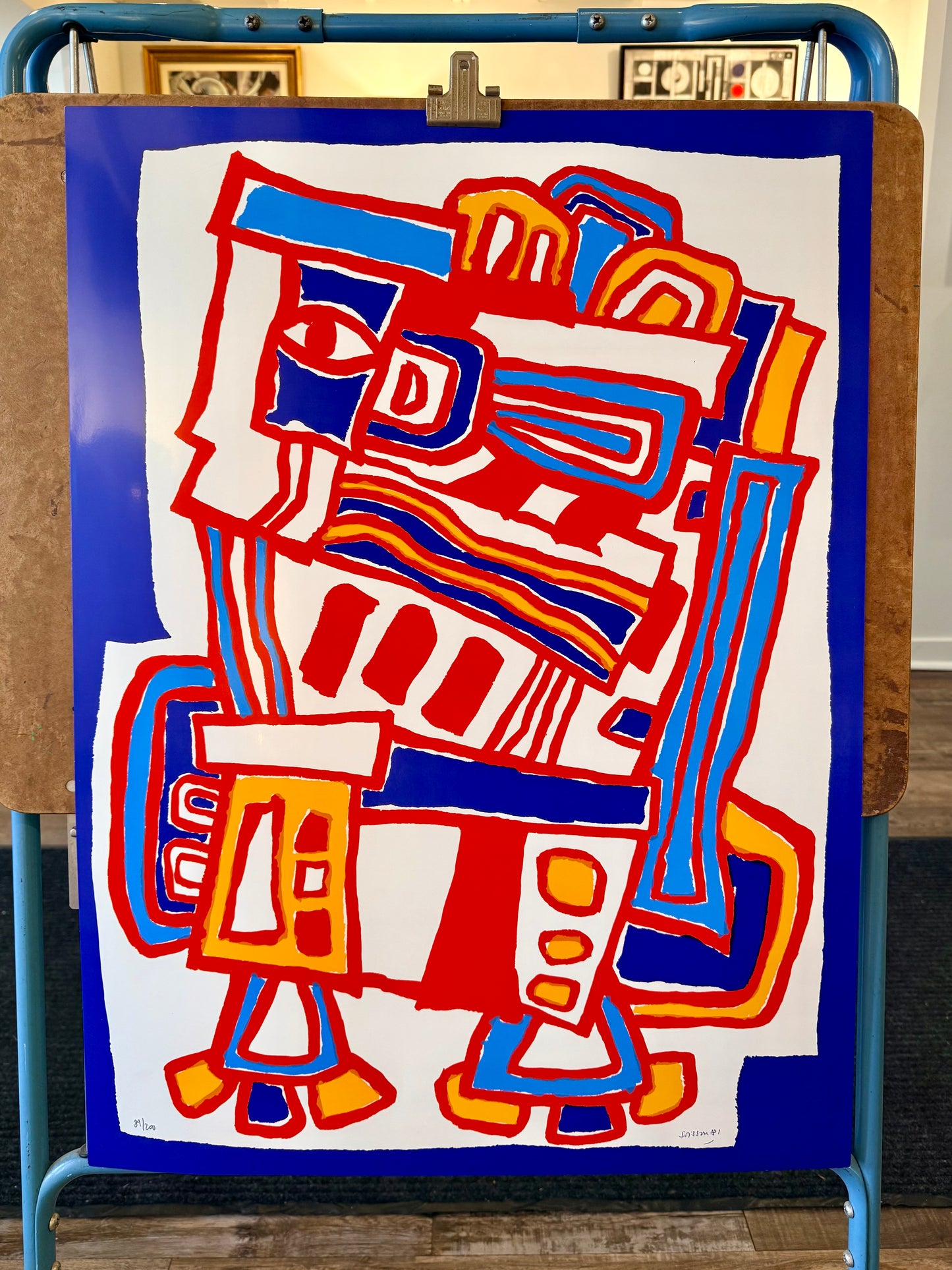 "Hurle Lume" 1981 - Serigraph by Jacques Soisson (1928-2012) - Unframed