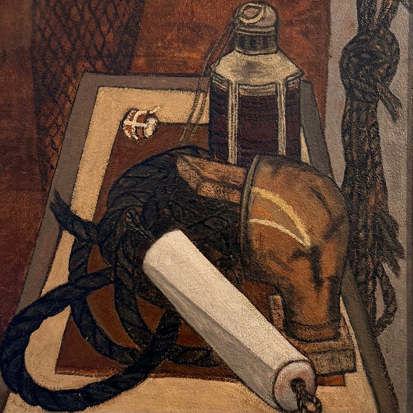 Unsigned Still Life - Oil on Board, 1919