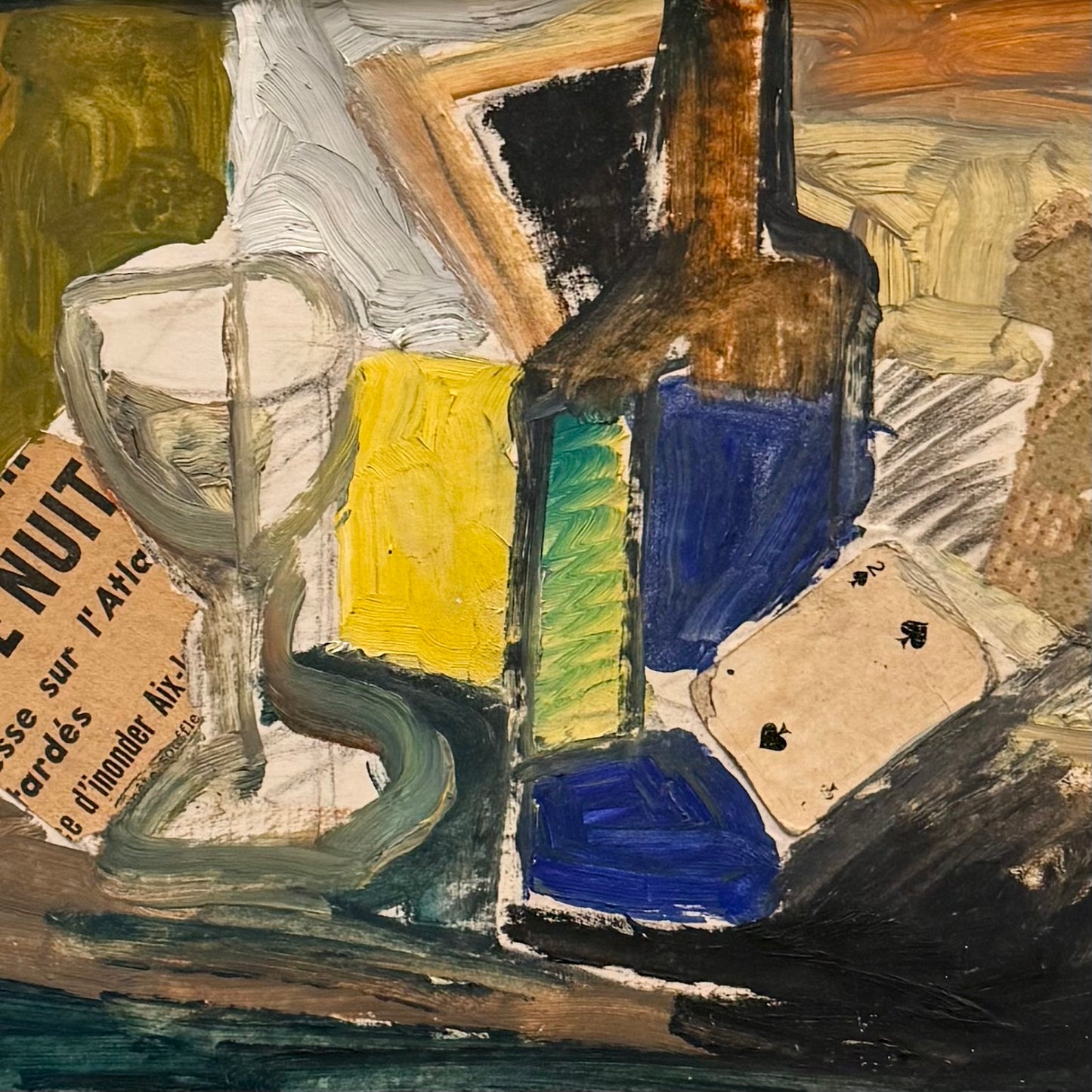 Russian Abstract Mixed Media by Philippe Kovo (b. 1952)