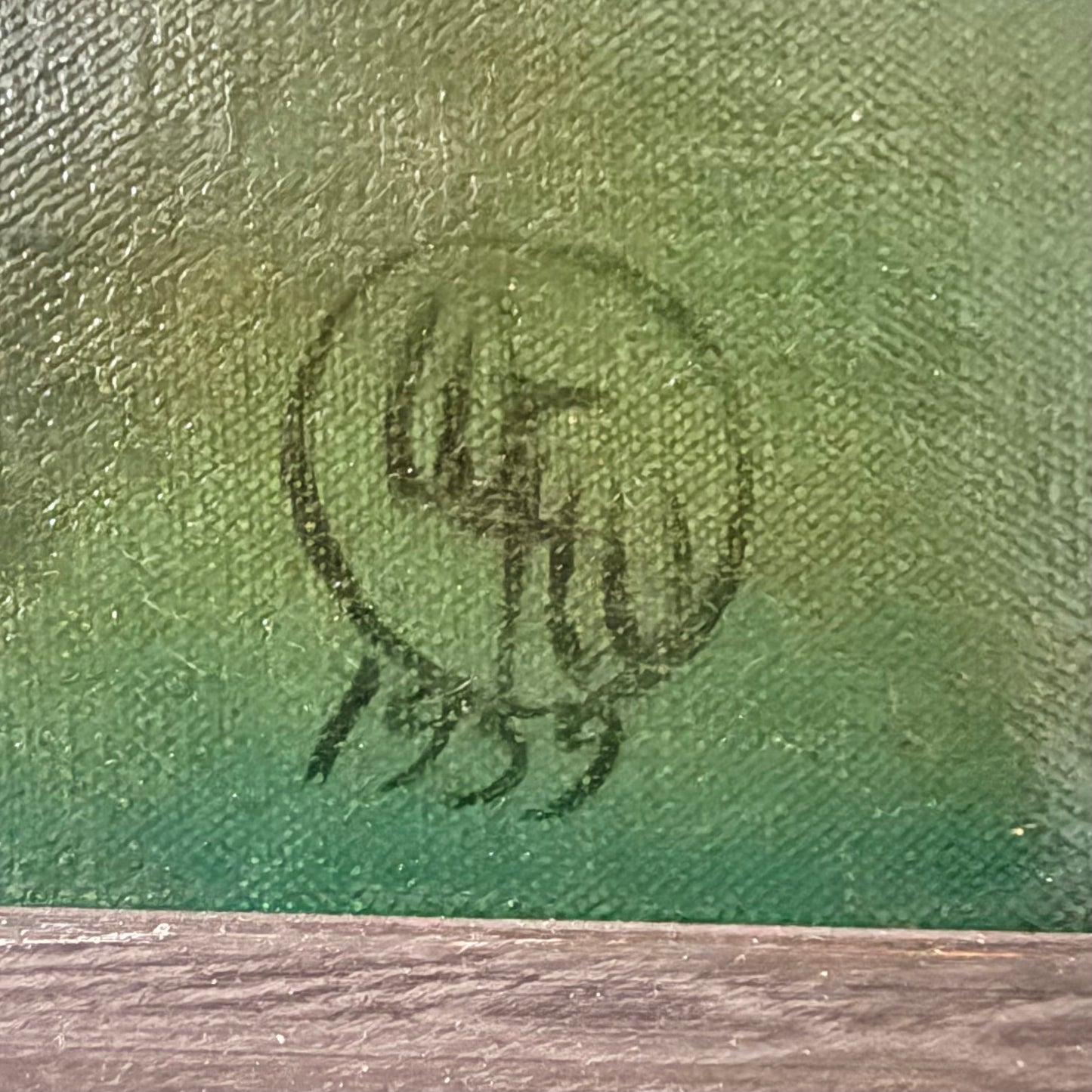 Large (Unintentionally Surreal) Family Portrait, 1959 - Oil on Canvas - Unknown Artist