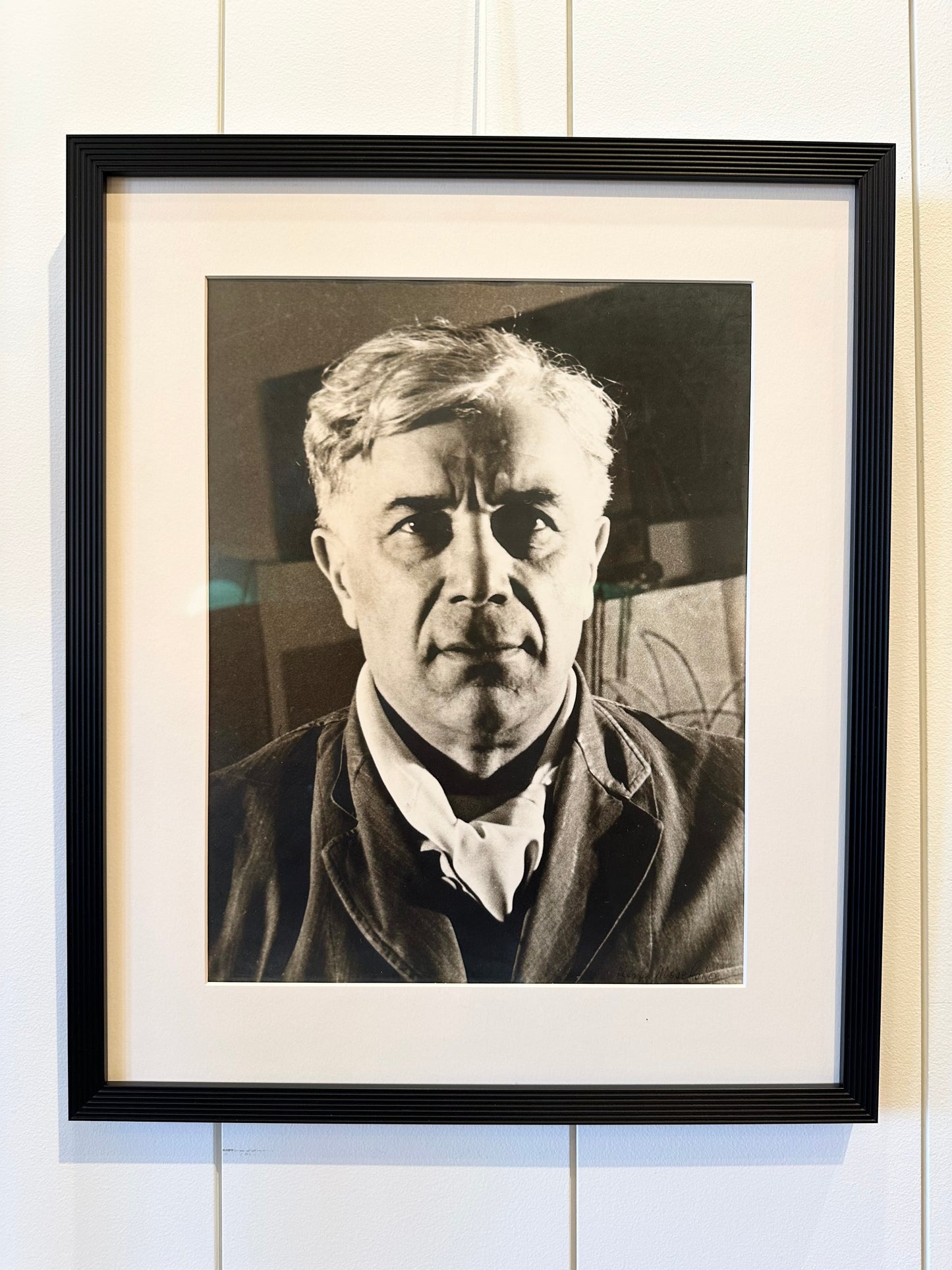 Photograph of Georges Braque by Herta Moselsio