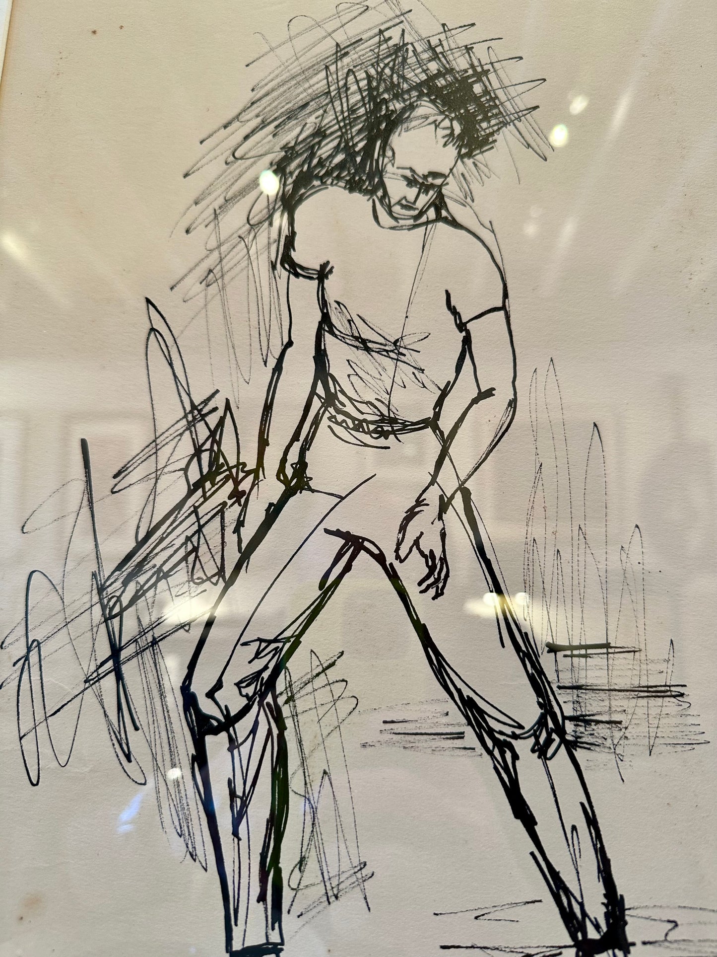 Ink on Paper by J. Spain, 1957