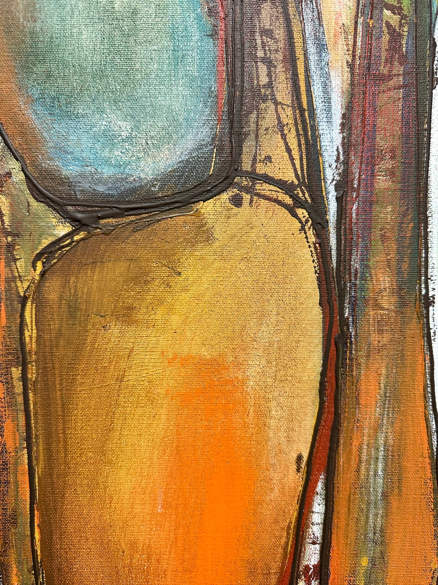 .Grabowski, 20th Century, Abstract, Untitled, Oil On Canvas