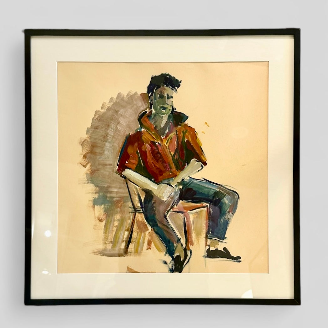 Gouache on Paper - Unknown Artist, France, 1950s