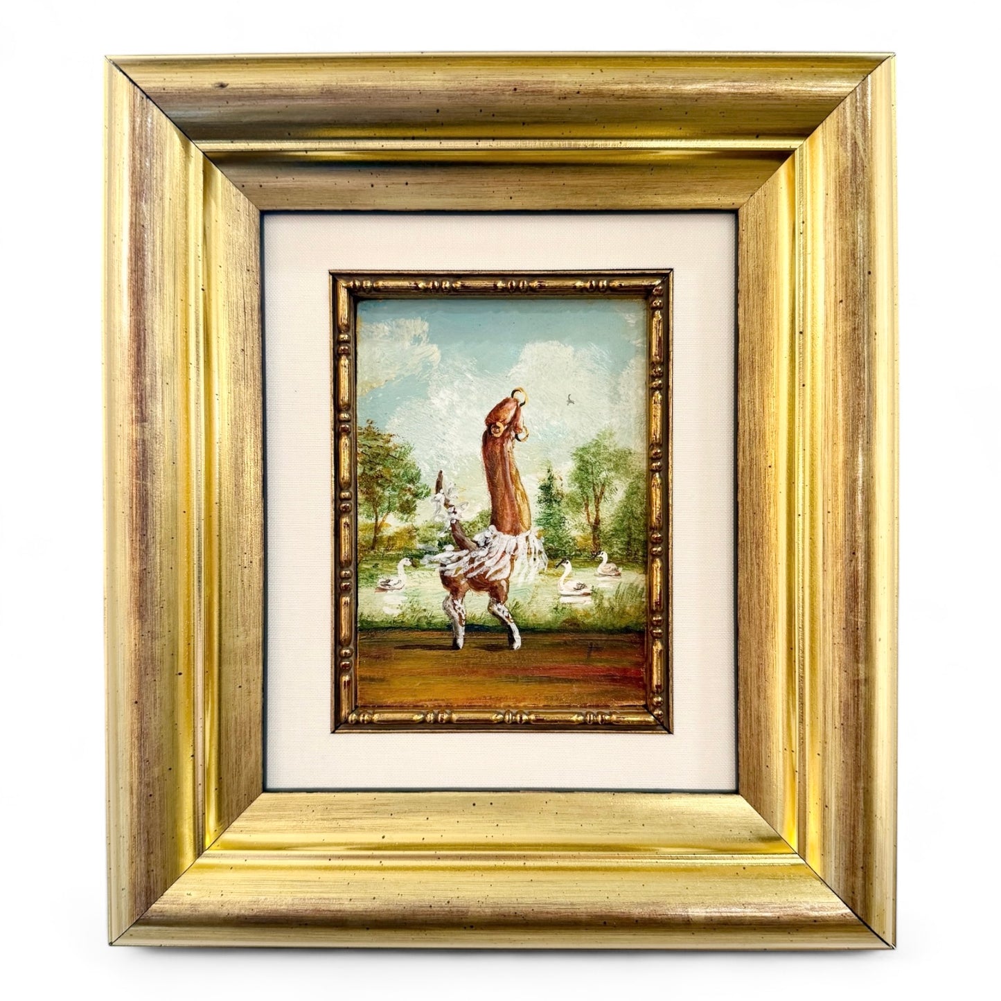 Miniature Phallic Painting by Jan Willemsen, Netherlands - 20th Century - 1 of 2