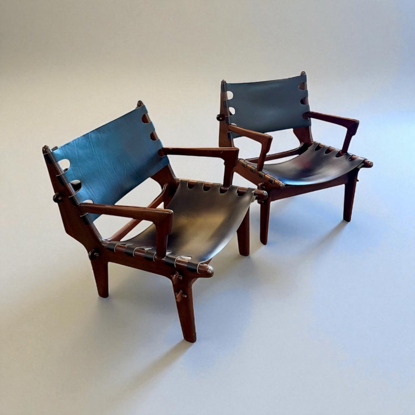 "Cotacachi" Lounge Chairs by Angel Pazmino, Equador - 1960s - 2 Available