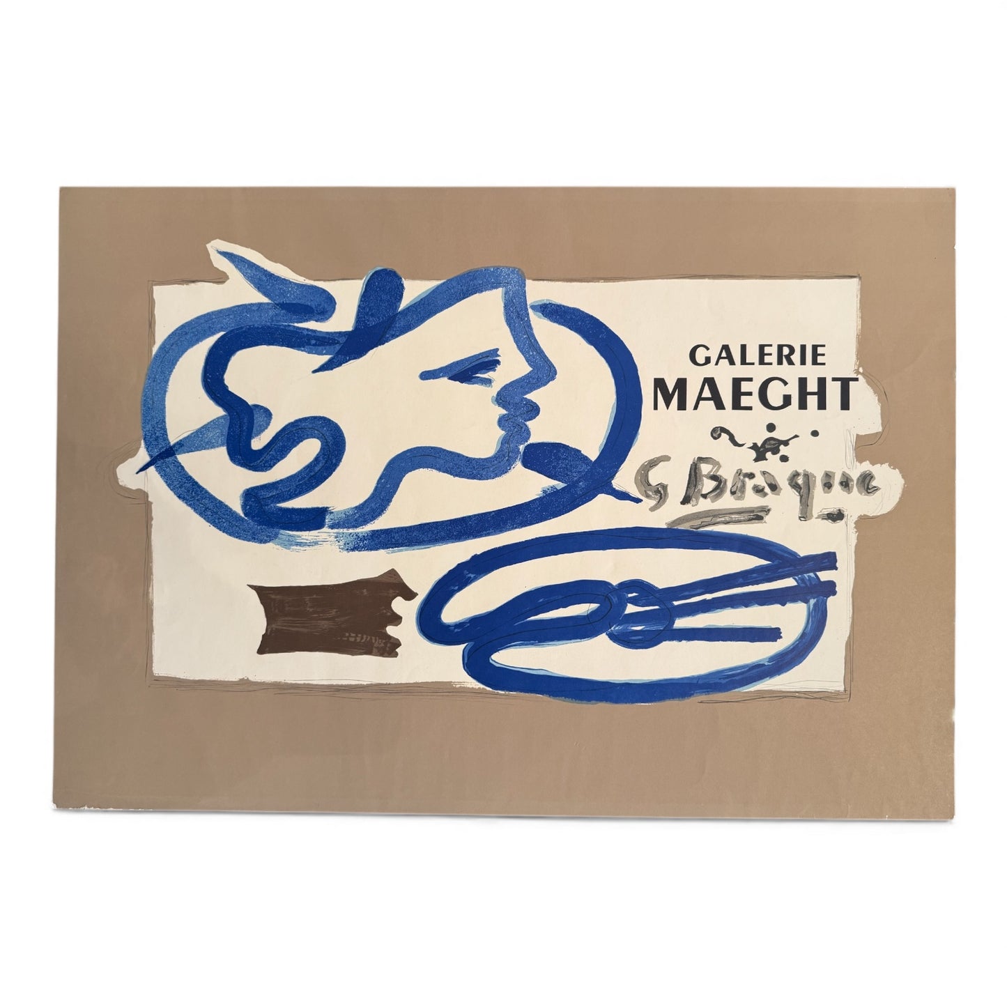 Galerie Maeght Exhibition Lithograph by George Braque, 1959