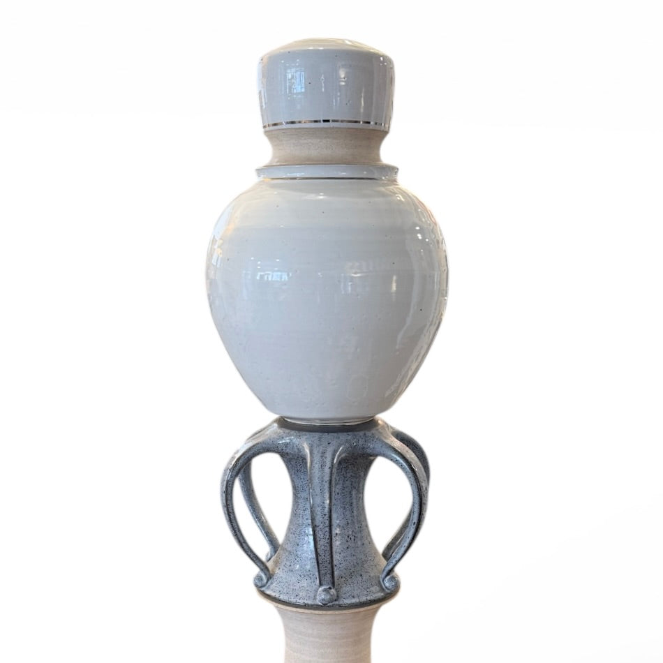 Monumental Ceramic Sculpture - 44" Tall - Unknown Artist