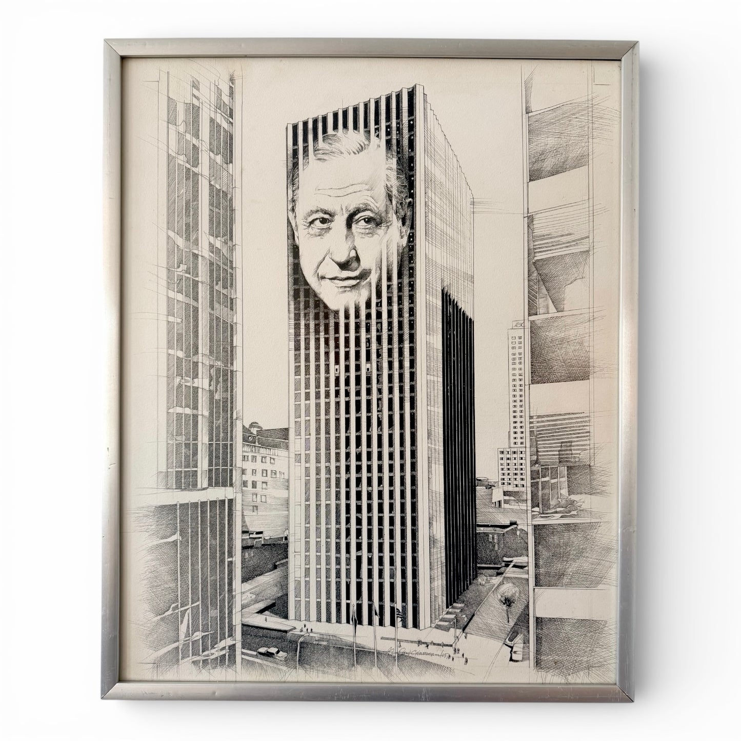 Surrealist Architectural Illustration, 1980s