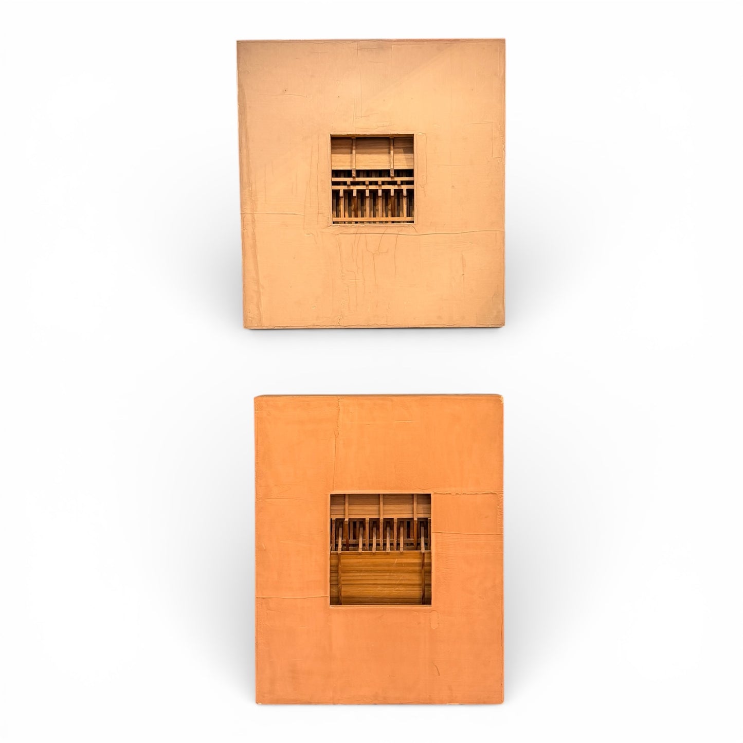 "MEMOIRES TERRESTRES #12" - Mixed Media Wall Sculpture by Freddy Munoz (1931-2020)