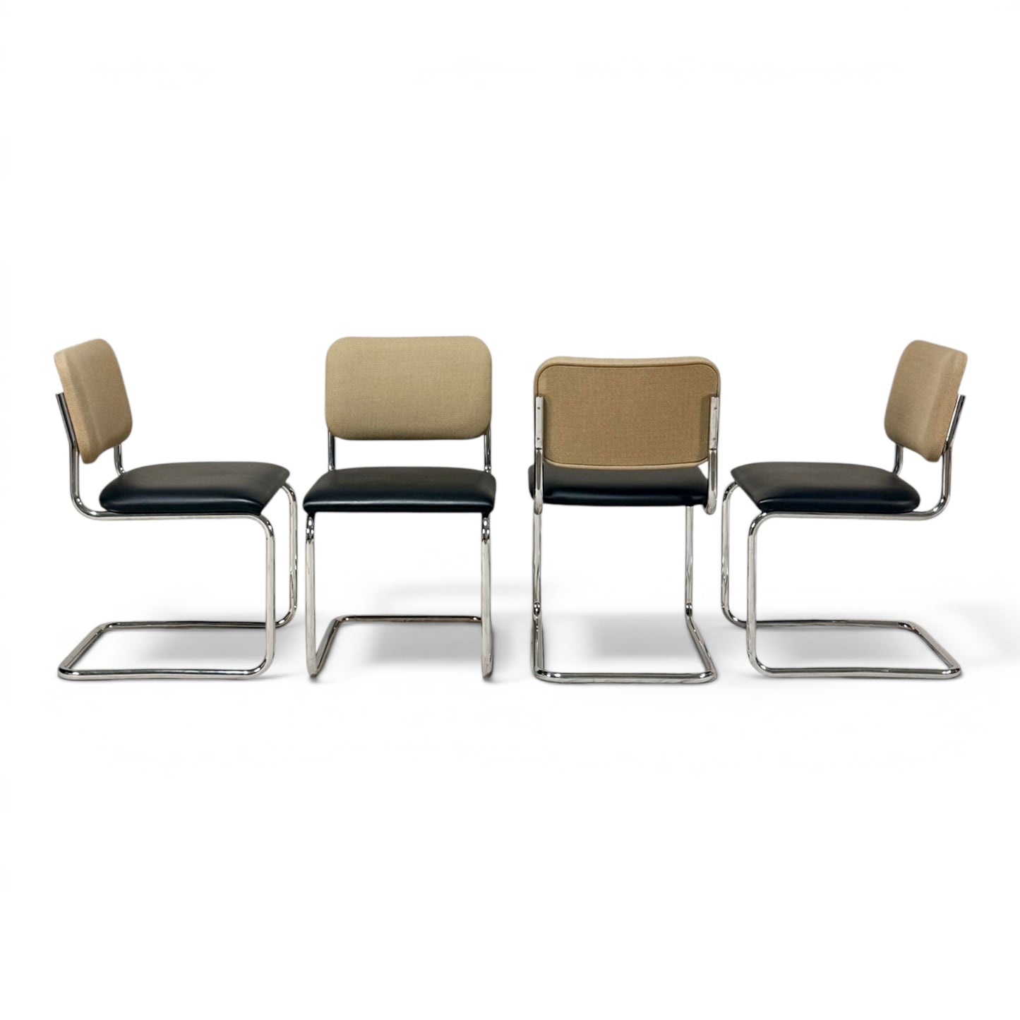 Set of 6 Cesca Chairs by Marcel Breuer for Knoll