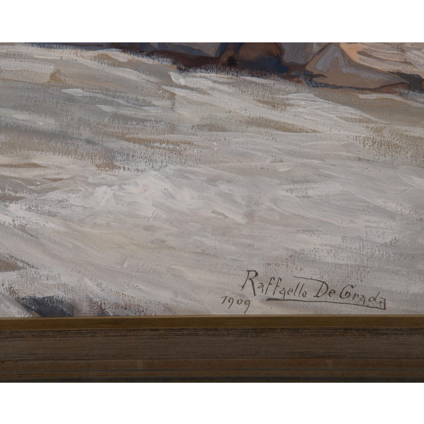 Untitled, Gouache On Board, 1909 by Raffaele De Grada, Italy (1885-1957)