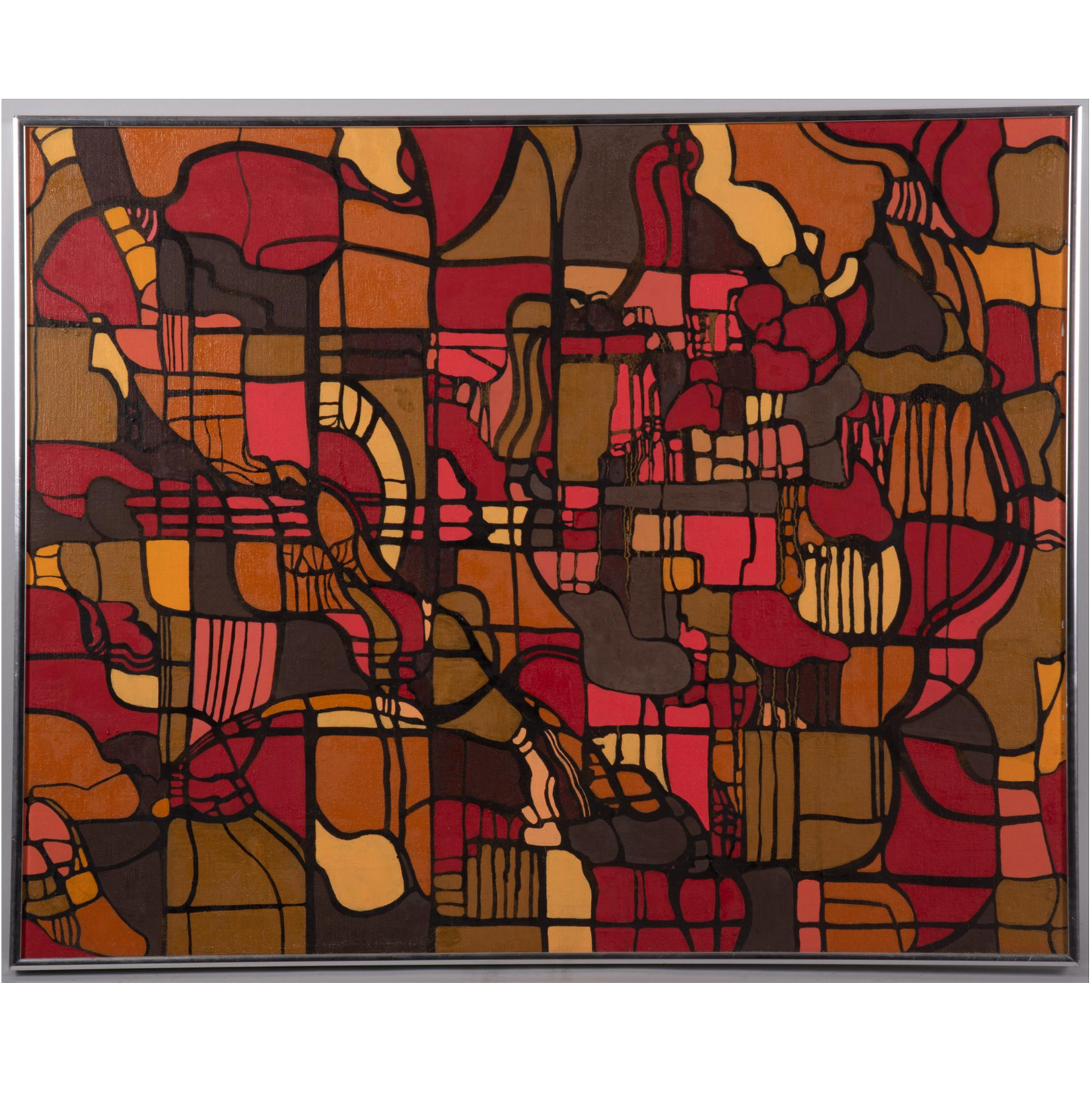 Magic Carpet, Oil On Canvas by Doris Whitlock, 20th Century
