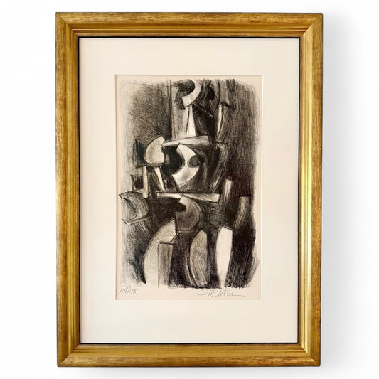 Abstract Lithograph, 1960 by Samuel Marcus Adler (1898-1979)