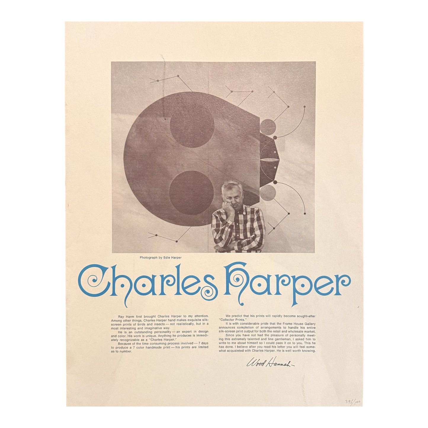 "Hungry Eyes" Serigraph By Charley Harper (1922-2007)