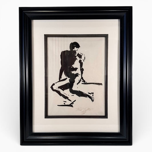 Nude Study - Ink on Paper by Louis Philip Trutter (1913-2000)