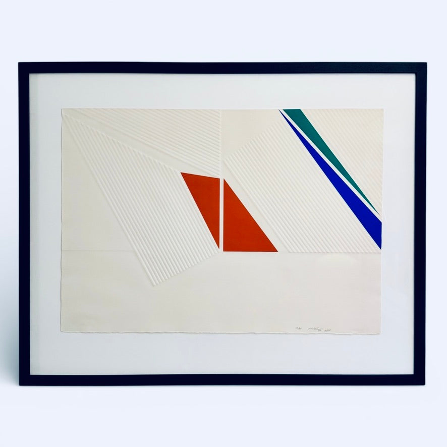 Untitled Embossed Lithograph by Michael Argov (1920-1982)