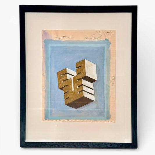 "Telespective LXIV" Gouache on Paper by Adrian Murphy