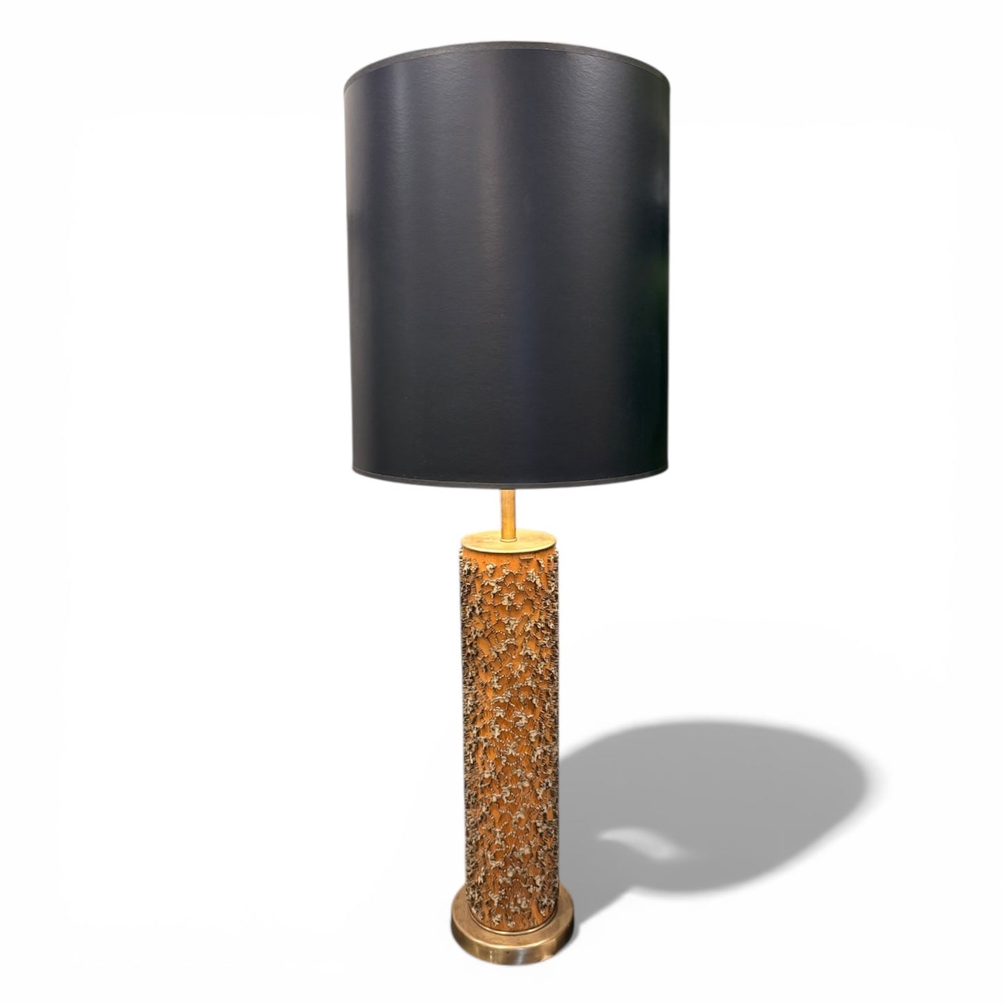 Mid Century Wallpaper Roller Lamp