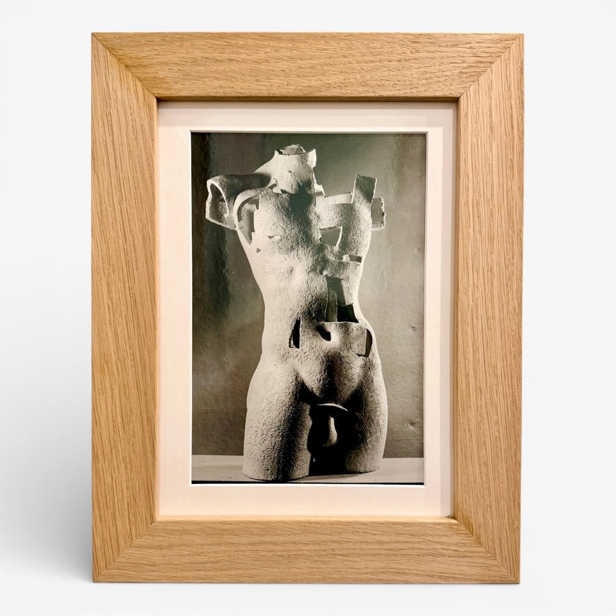 Photograph - Fractured Ceramic Torso - Unknown Artist