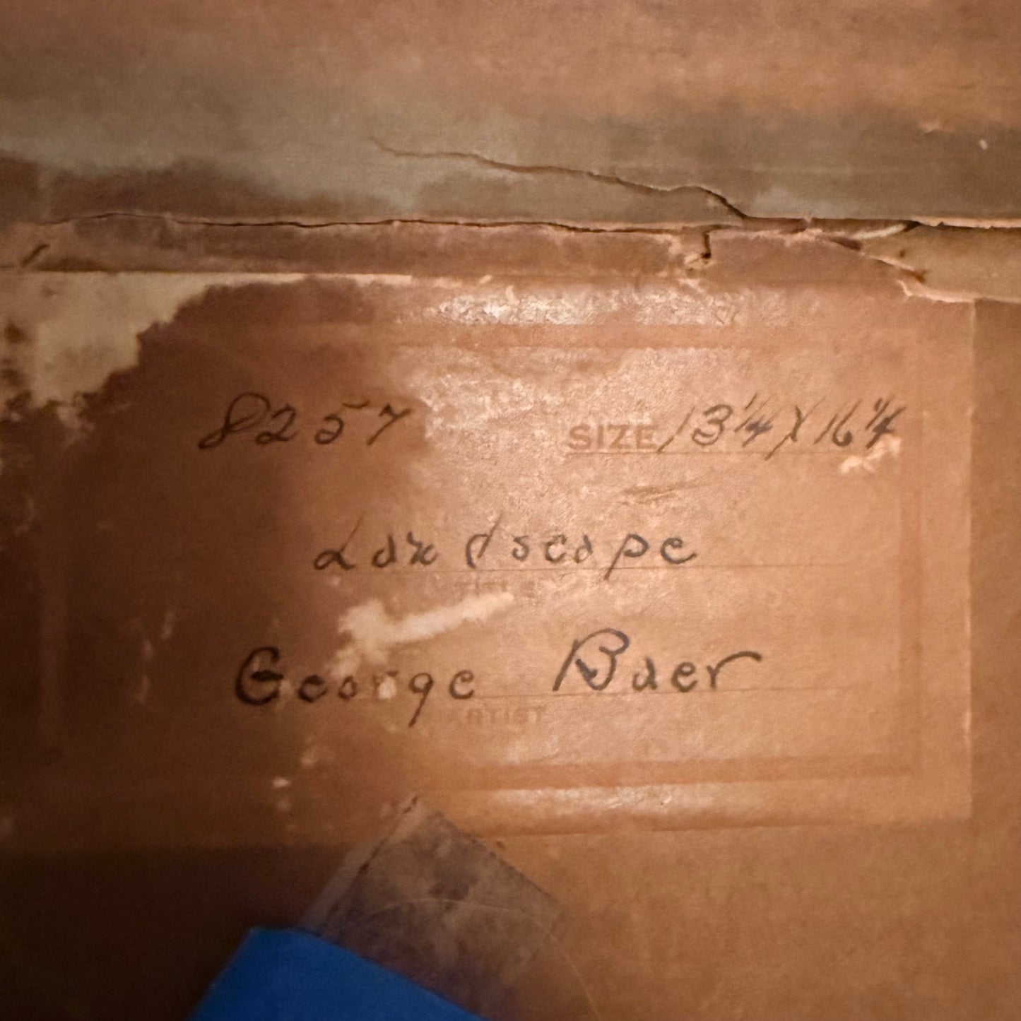 1930s Impressionist Oil on Canvas by George Baer (1893-1971)