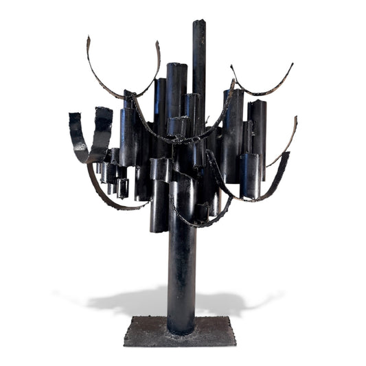 1970s Brutalist Metal Sculpture - By Clair Berg