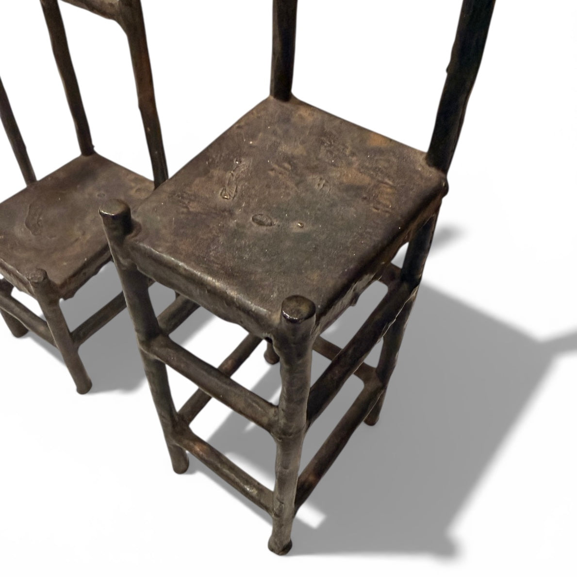 Steel Sculpture - Set of 3 Chairs - Artist Unknown, Los Angeles