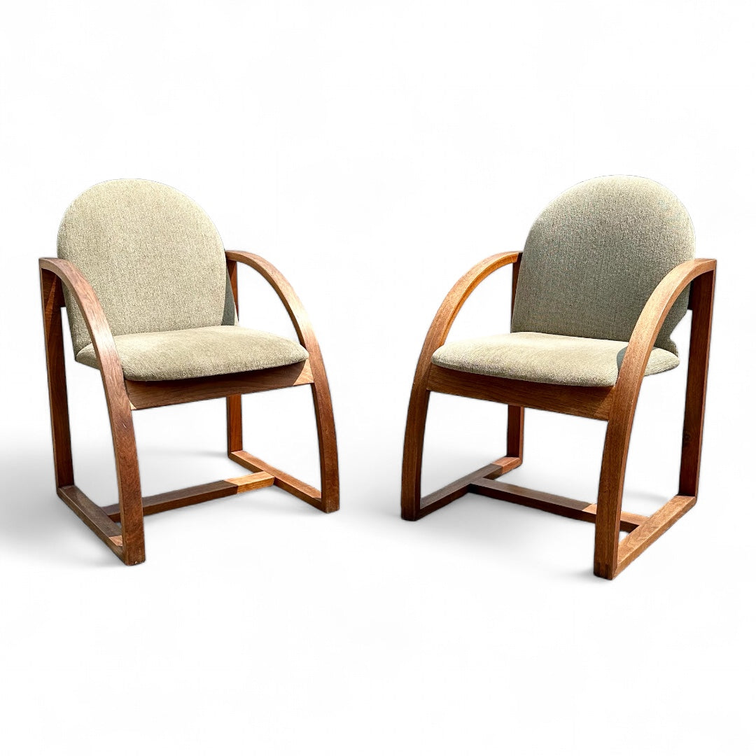 Pair of Handmade Armchairs by Peter Danko (American b. 1949)