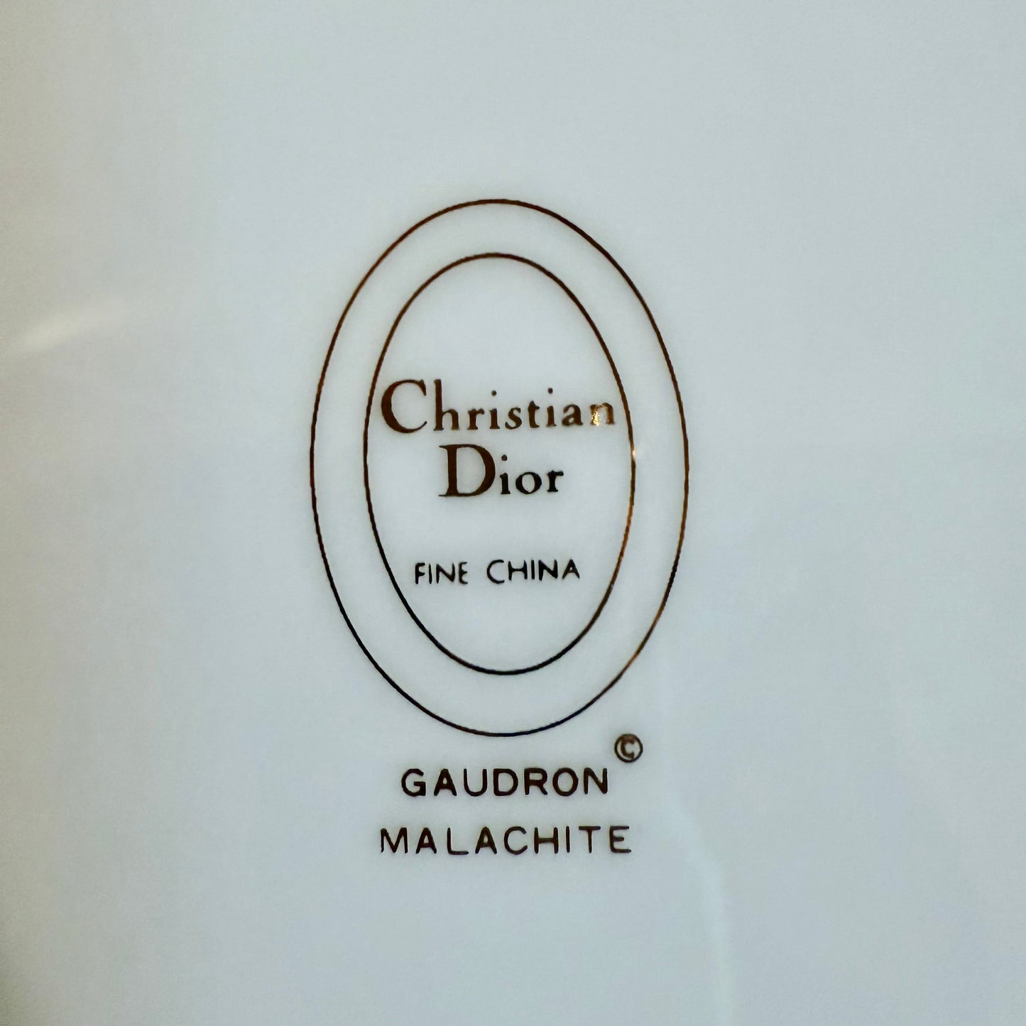 Christian Dior 40 Piece Gaudron Malachite Dinnerware Set for 8 - Never Used