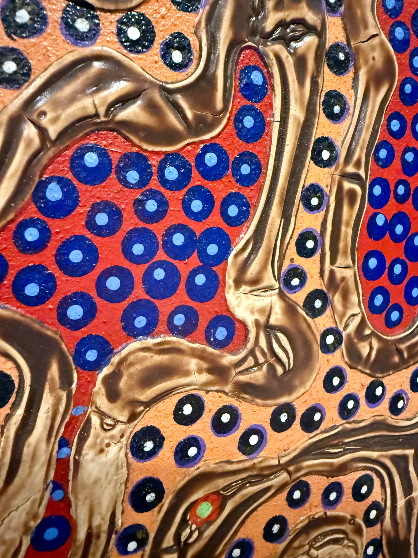 Large Abstract Mixed Media on Canvas by Brother Mel Meyer (1928-2013)