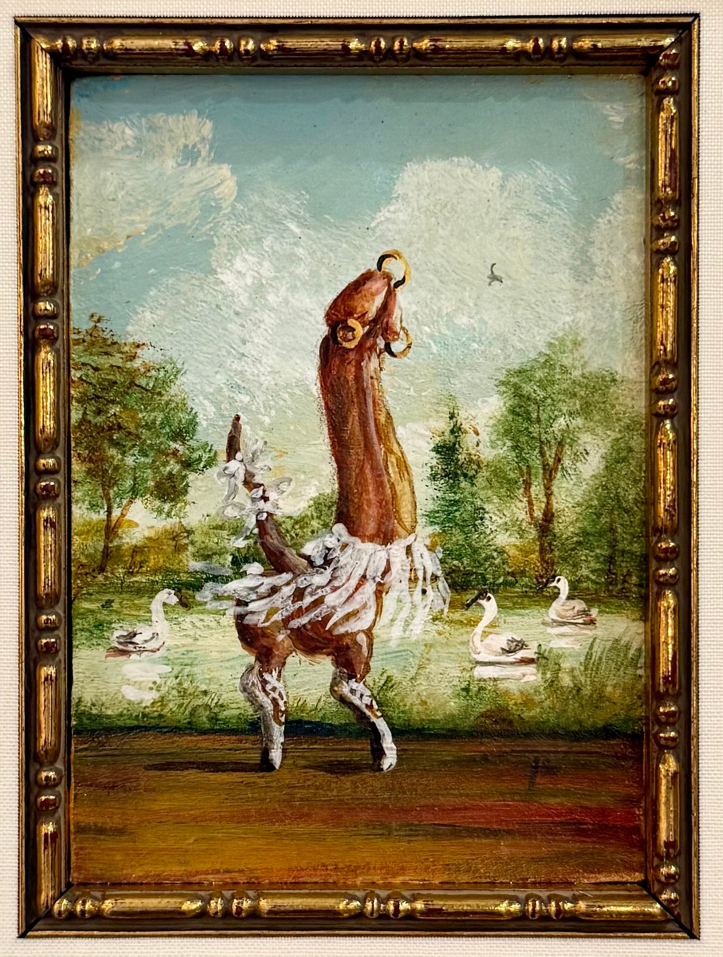 Miniature Phallic Painting by Jan Willemsen, Netherlands - 20th Century - 1 of 2