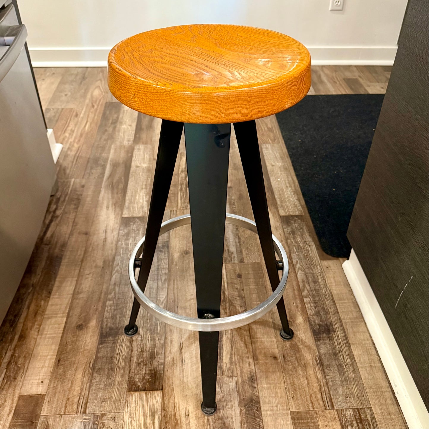 2 Bar Stools - After Jean Prouve