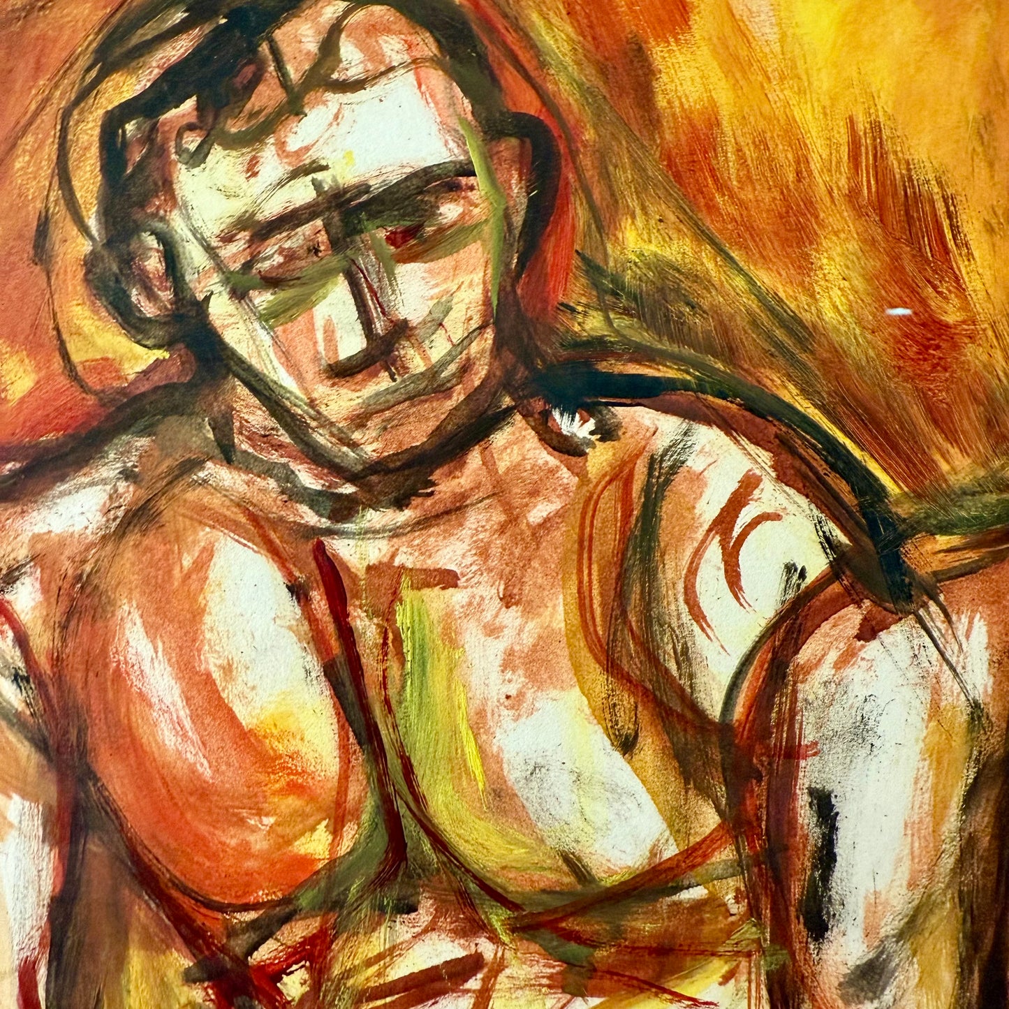 1960s Gouache on Paper by James Quentin Young (1936-2022)