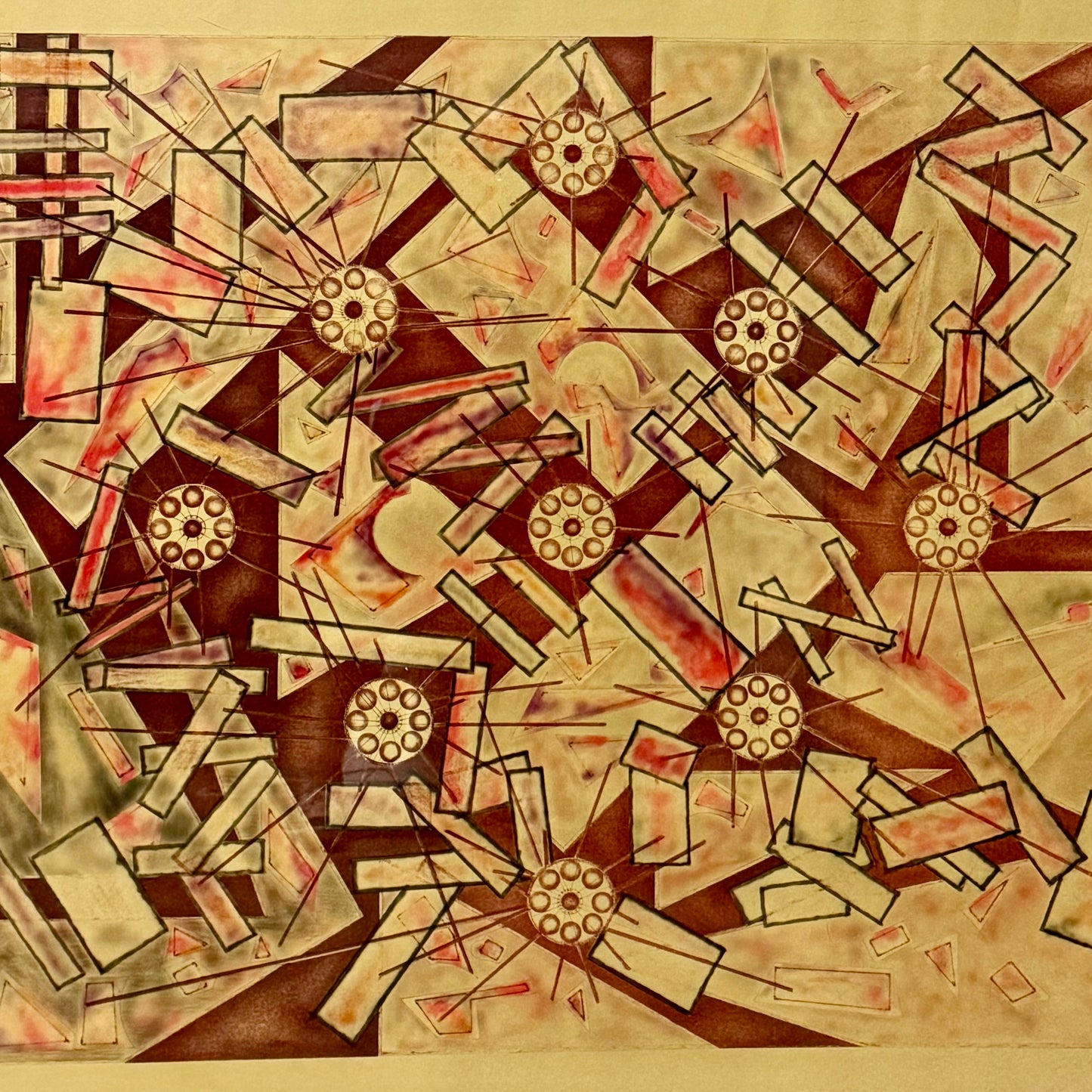 "Luminous Energy Permeating a Chromatic Anomalous Divide" by Richard Wheeler, 20th C.