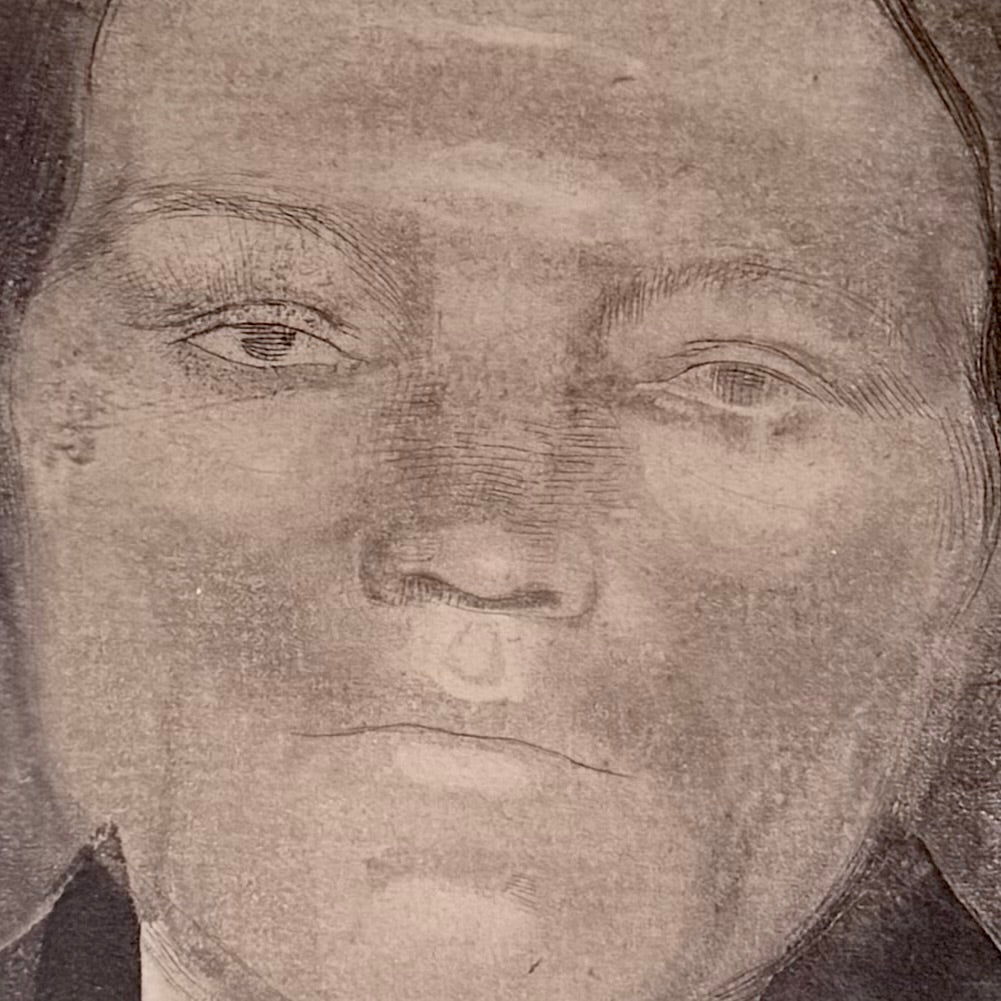 “Schwangere Frau” (Pregnant Woman), 1910 - Etching by Käthe Kollwitz (1867-1945)