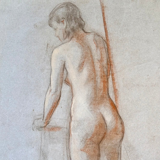 2 Sided Art Deco Figural Study By Tino Costa (1891-1947) - Unframed