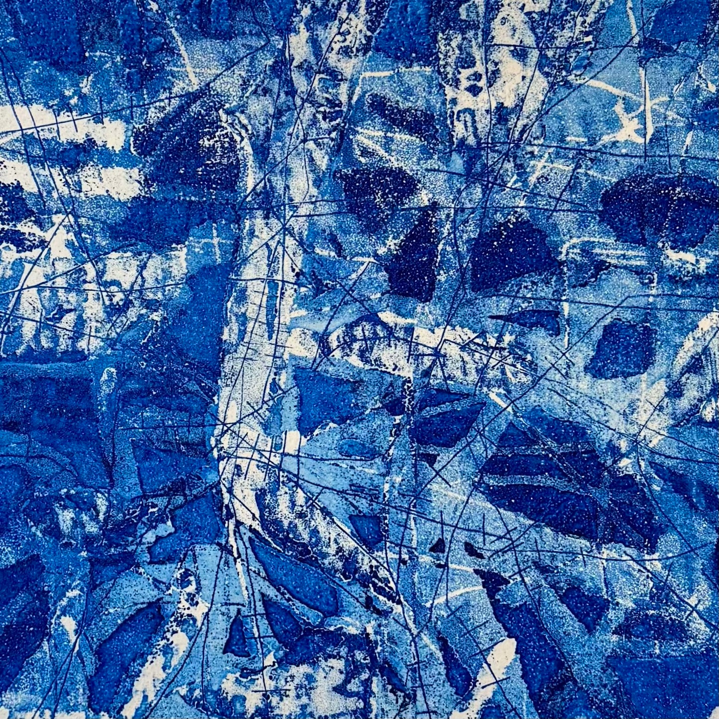 Abstract Etching, 1960 by Joan Vilacasas, (1920-2007) Unframed