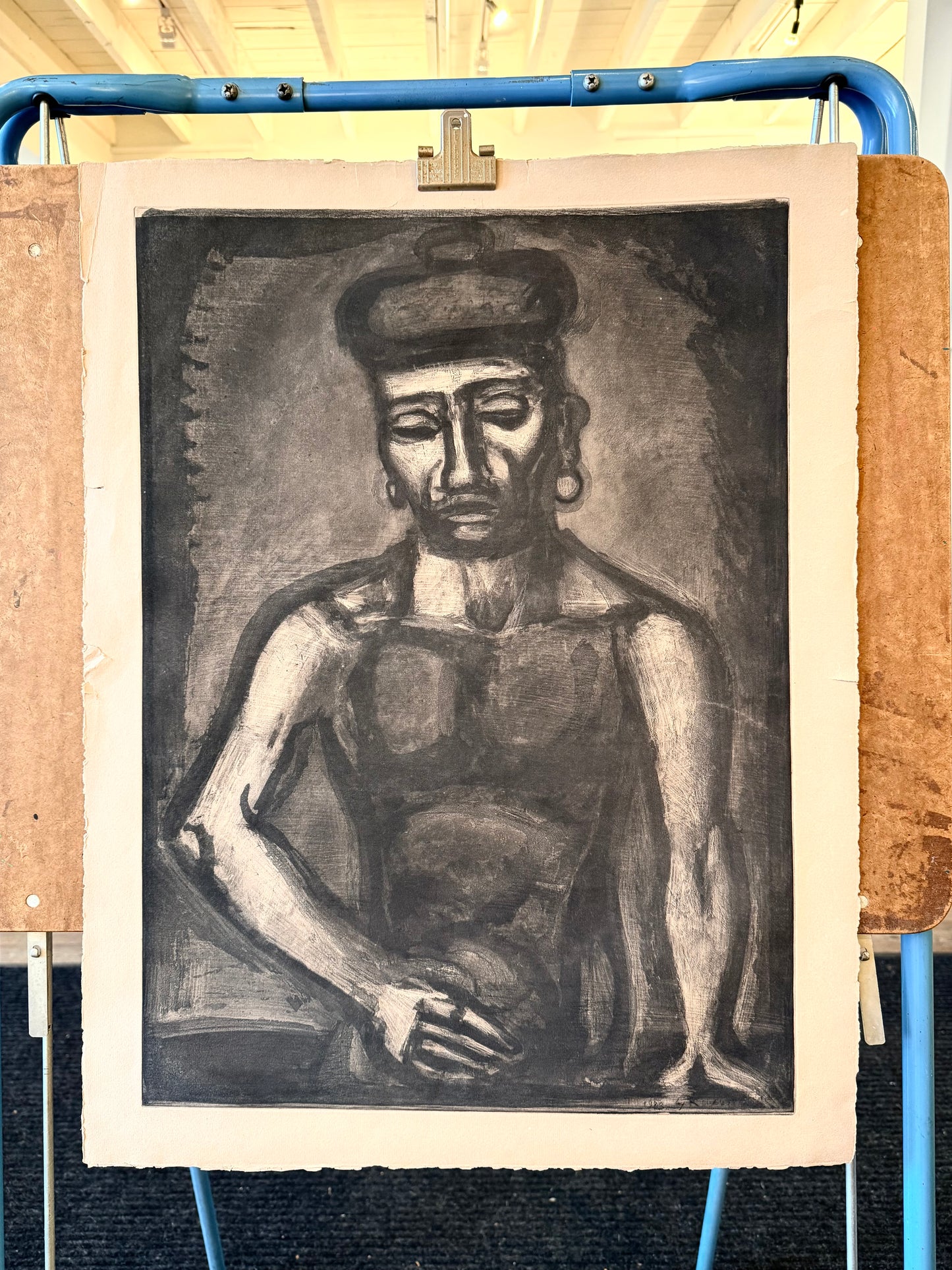 "Jean Francois Jamais Ne Chante Alleluia" Etching by George Rouault (1871-1958) Unframed