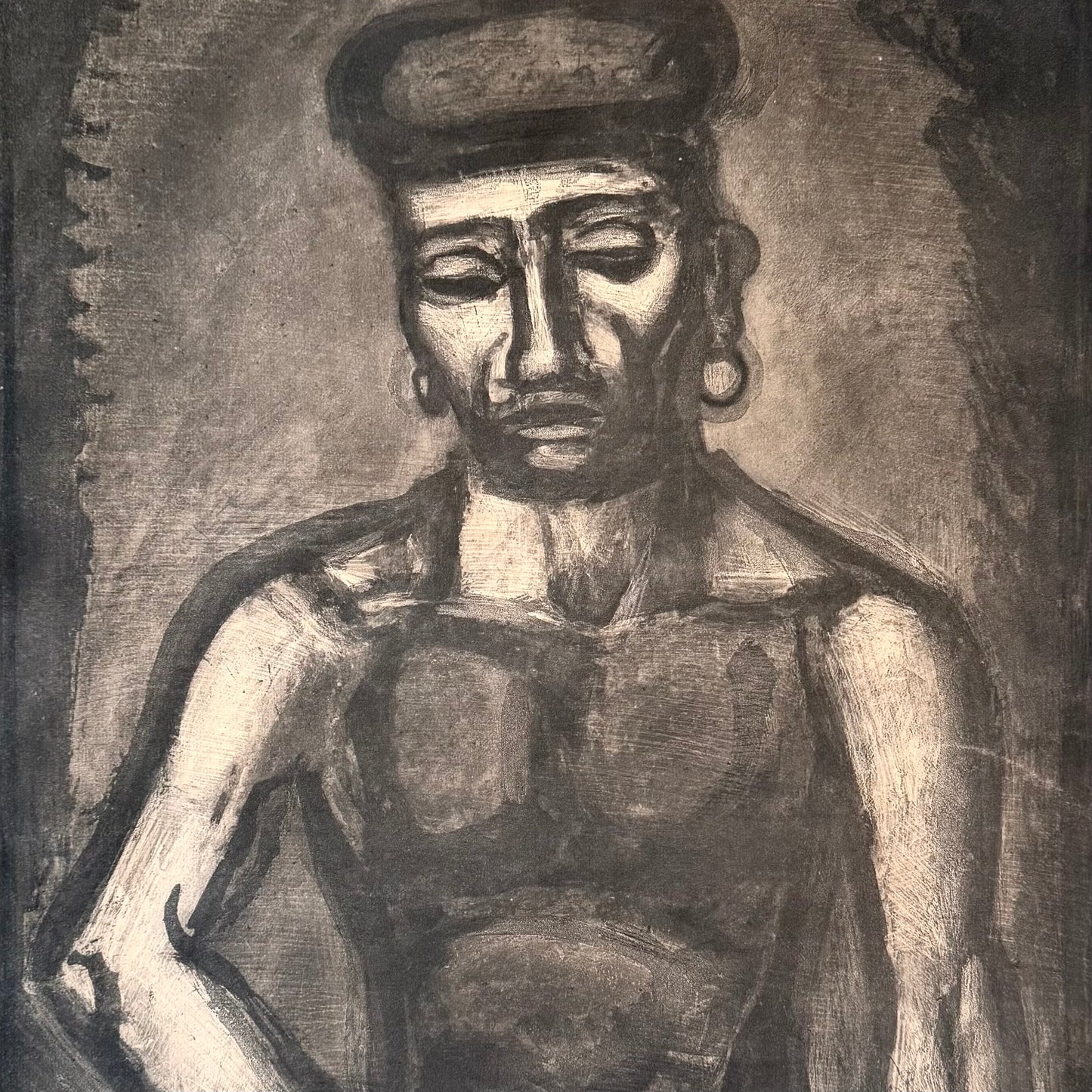 "Jean Francois Jamais Ne Chante Alleluia" Etching by George Rouault (1871-1958) Unframed