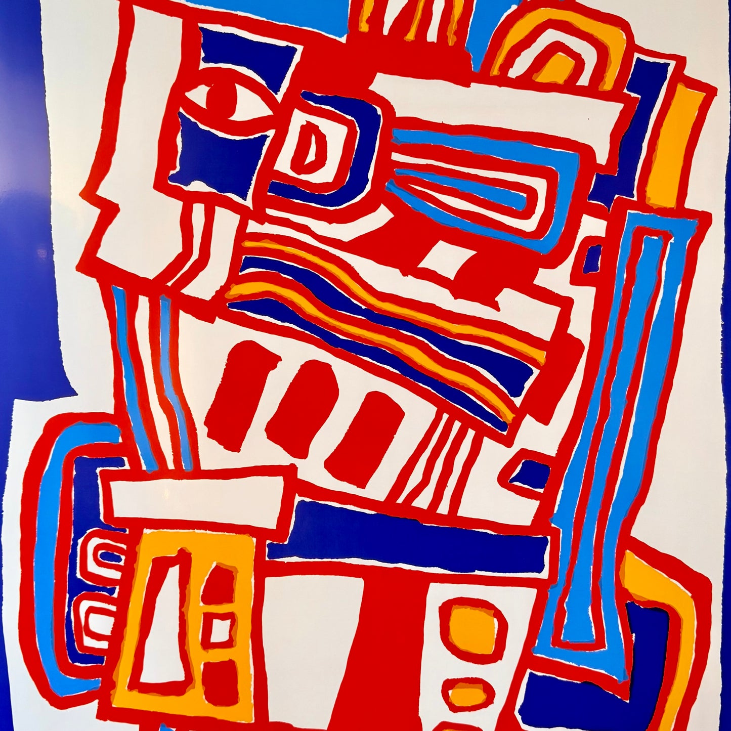 "Hurle Lume" 1981 - Serigraph by Jacques Soisson (1928-2012) - Unframed