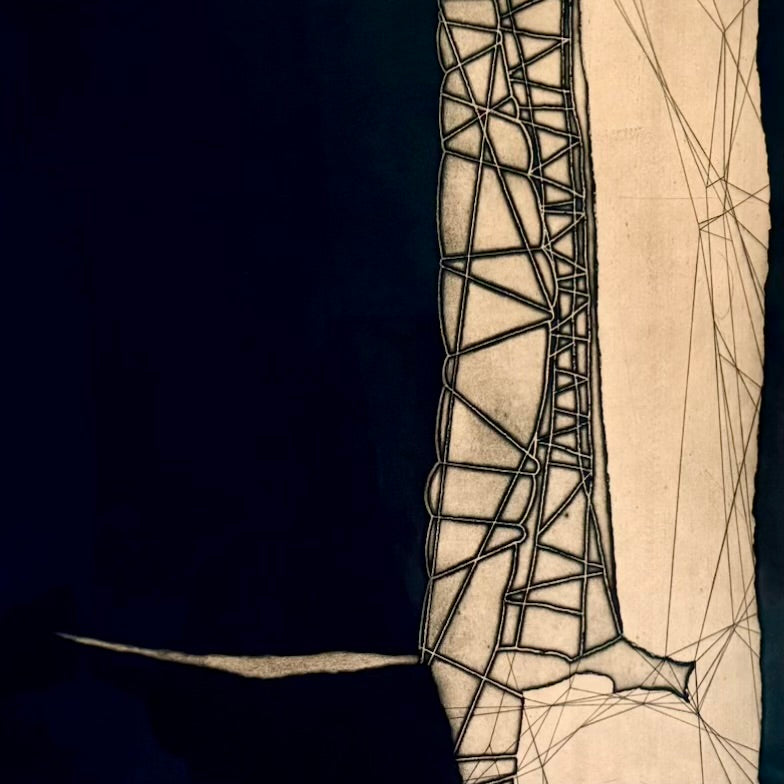 "Gravura #45", 1961- Aquatint by Roberto De Lamonica (1933-1995)