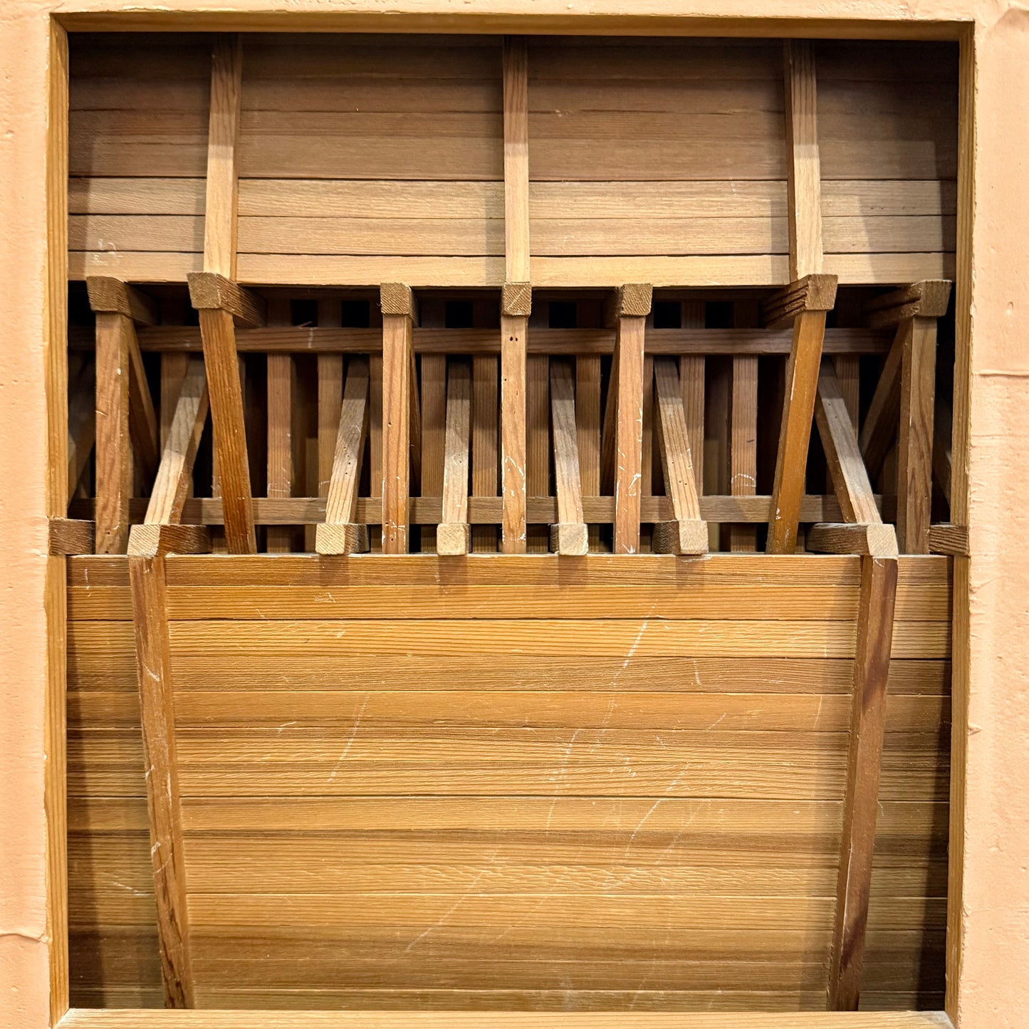 "MEMOIRES TERRESTRES #13" - Mixed Media Wall Sculpture by Freddy Munoz (1931-2020)