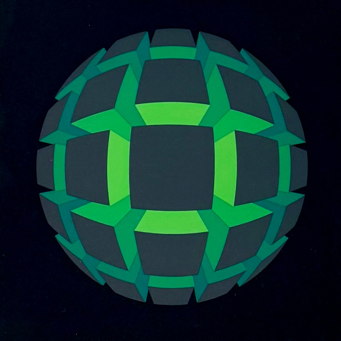 Centros, 8th State - Serigraph on Paper by Brian Halsey (b. 1942)