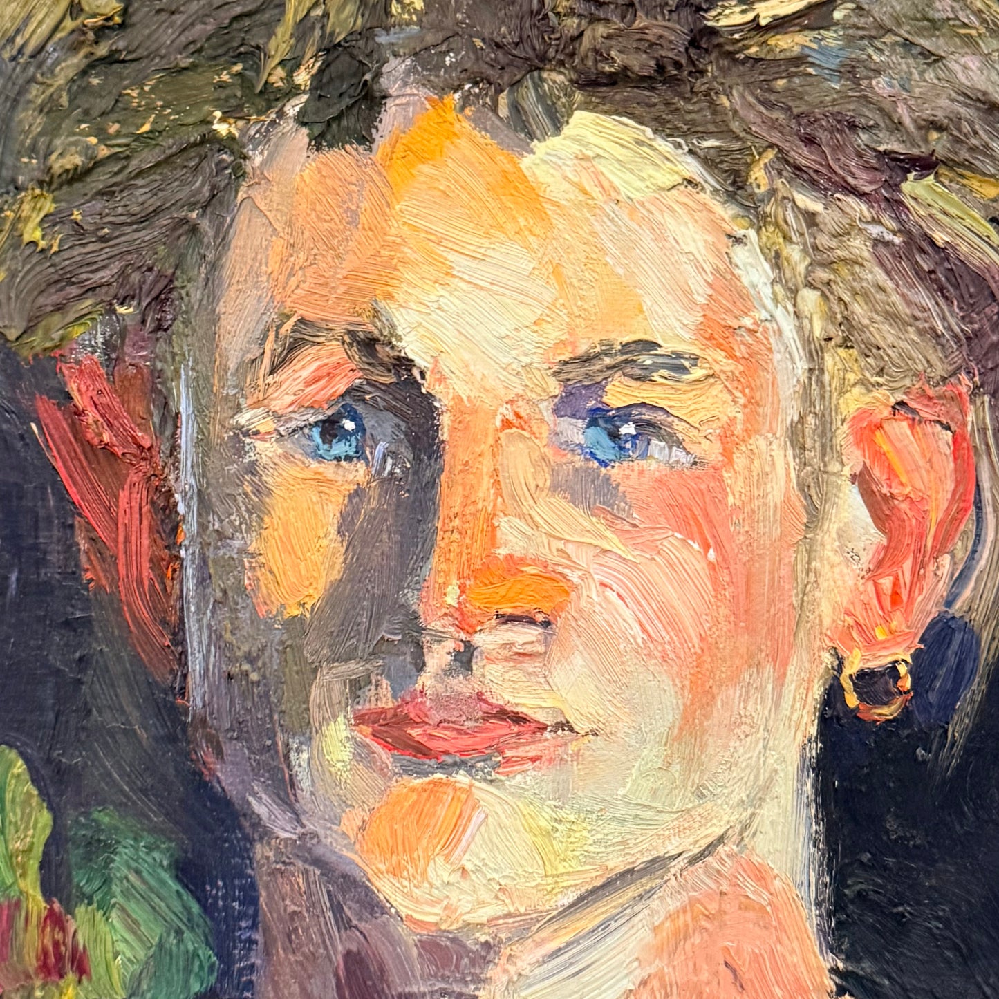 Mike, American Youth - 1996 - Oil on Canvas by James Brandess (20th Century)