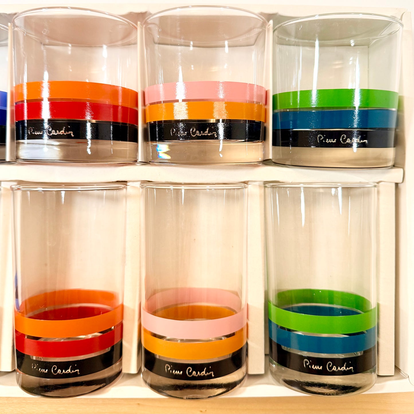 Pierre Cardin Tumblers for Sasaki Glass, Japan - 1970s